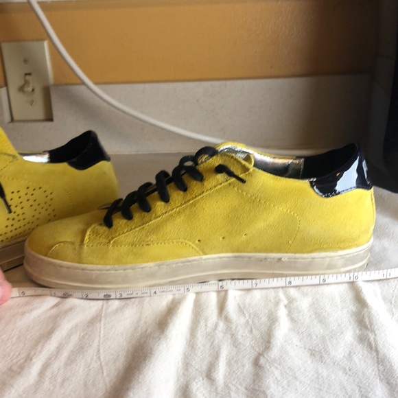P448 Yellow Suede Sneakers Women’s Sz EU 40/ US 9/9.5 - Picture 13 of 13